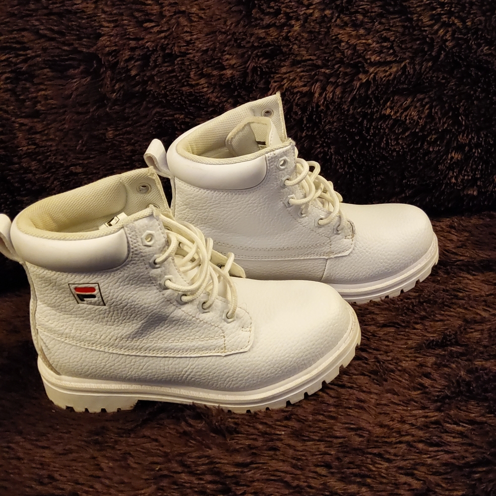 Fila Kids White Boots